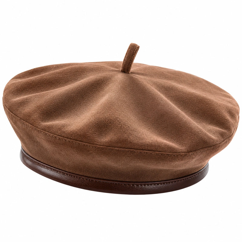 Berretto Basco Classico Marrone Caldo