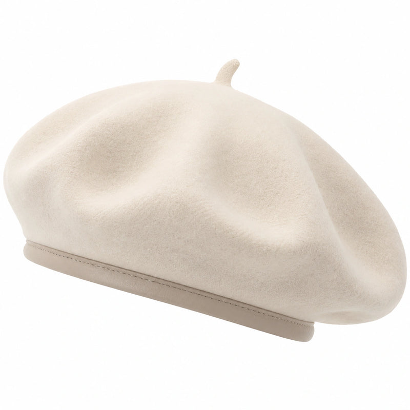 Berretto Basco Elegante Beige