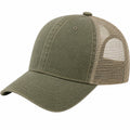 Cappello Trucker Verde Oliva con Rete Beige