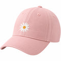 Cappello da Baseball Ricamato Margherita Rosa