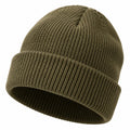 Berretto a Coste Verde Oliva Unisex