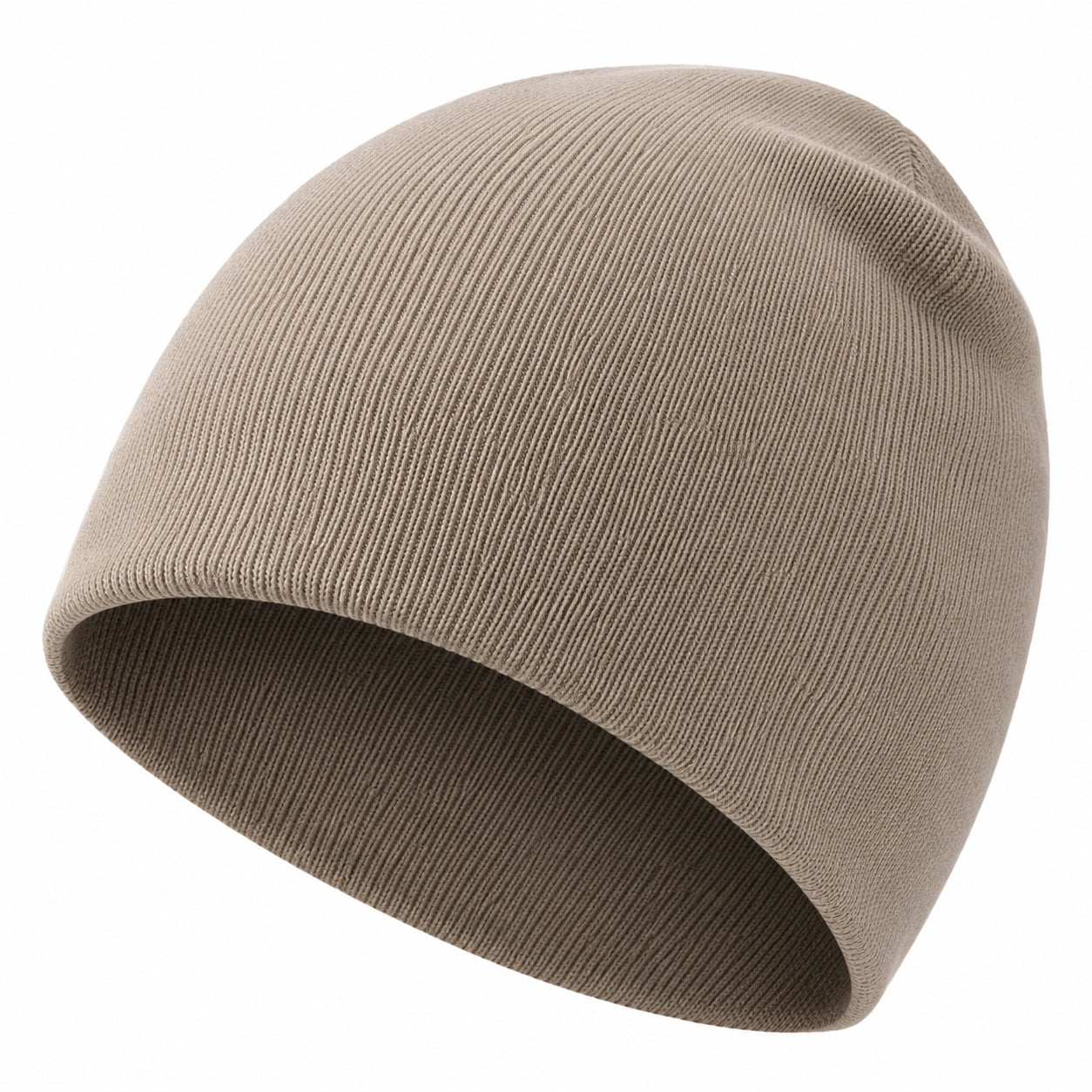 Berretto in Maglia Colore Cachi Unisex