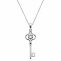 Collana con Pendente a Forma di Chiave in Argento Elegante